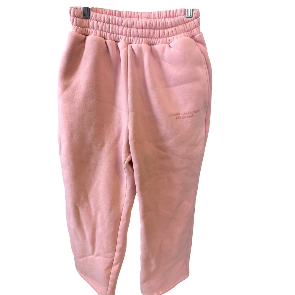 Comfrt Collection Pastel Edit Pink Sweatpants Joggers Small Relaxed Fit comfort